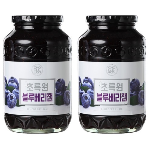 초록원 블루베리잼, 1kg, 2개