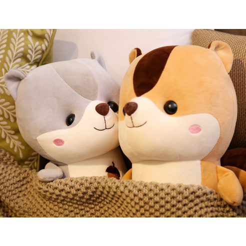 자연의 귀여움을 온전히 담은 네이처타임즈 다람쥐 봉제인형