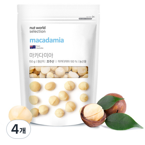 하루견과 마카다미아, 150g, 4개