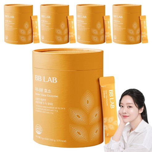 비비랩 이너뷰 효소, 50회분, 5개
