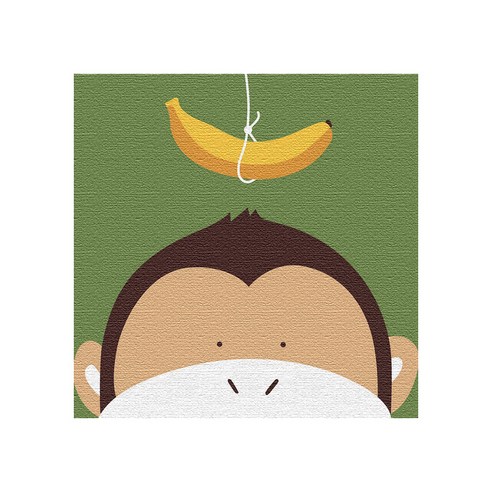 플레이어바웃 DIY 명화 그리기 세트 20 x 20 cm, 몽키