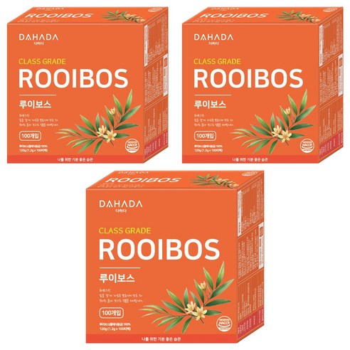 다하다 루이보스차, 1.2g, 100개입, 3개