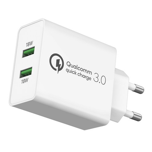 퀄컴 공식 인증, QC3.0 36와트 고속 충전기