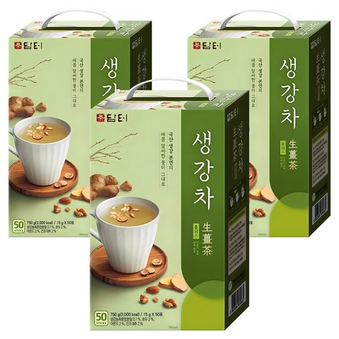 담터 생강차 플러스, 15g, 50개입, 3박스