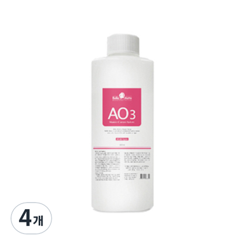 아쿠아필 AO3 솔루션 리필팩, 4개, 400ml