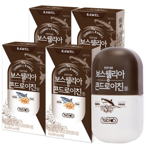 로엘 타블랩 보스웰리아 콘드로이친 정 30g, 60정, 4개