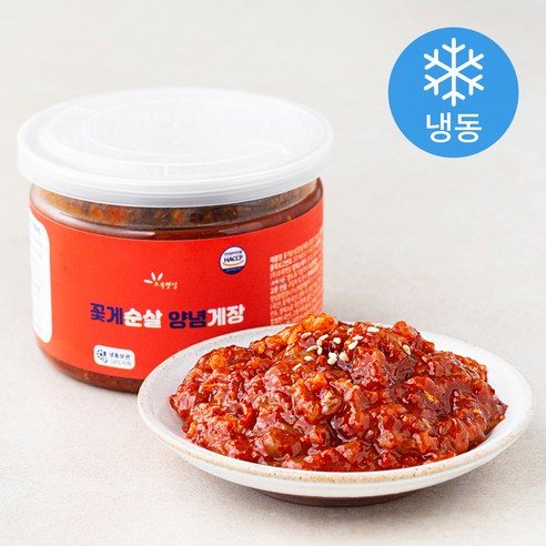 초록햇살 꽃게 순살 양념게장 (냉동), 1개, 250g 삼대인천게장 Best Top5 초록햇살 꽃게 순살 양념게장 (냉동), 1개, 250g 삼대인천게장 Best Top5