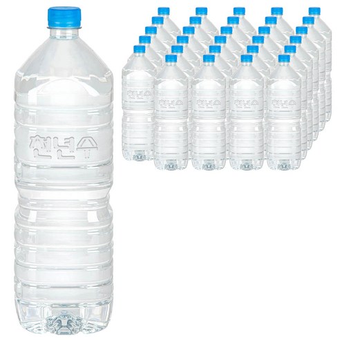 천년수 무라벨 생수, 2L, 30개