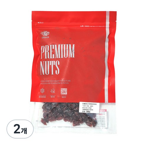 다다모마켓 건크랜베리 루비, 500g, 2개