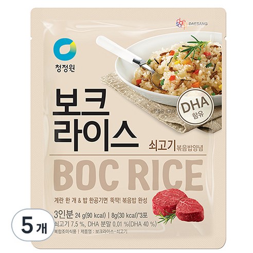 청정원 보크라이스(쇠고기) 24g, 5개