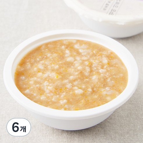엘빈즈 중기2 7~10개월 엄마이유식 프로젝트 한우듬뿍 당근죽, 180g, 6개, 혼합맛(한우/당근)