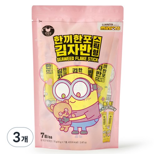 한끼한포 스틱 김자반 7p, 70g, 3개