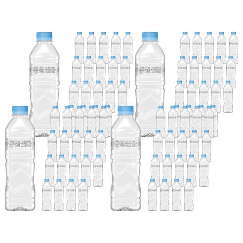 동원샘물 생수 무라벨, 500ml, 80개