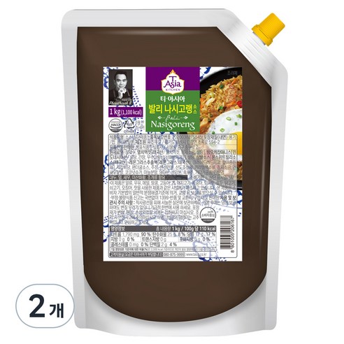 티아시아키친 발리 나시고랭 소스, 1개, 1kg