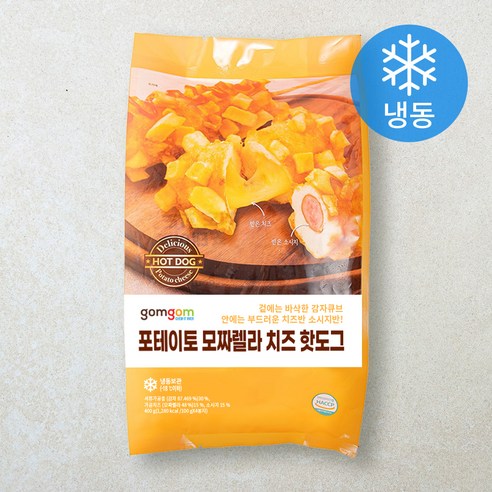 곰곰 포테이토 모짜렐라 치즈 핫도그, 400g, 2개입