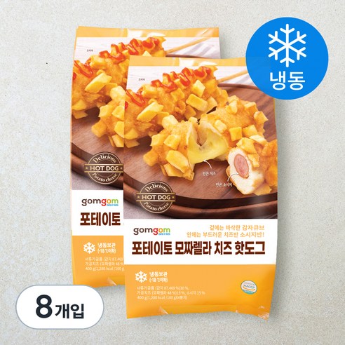 곰곰 포테이토 모짜렐라 치즈 핫도그, 4개입, 2개