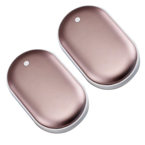벨라제인 USB충전식 손난로 겸용 보조배터리 2p, 핑크