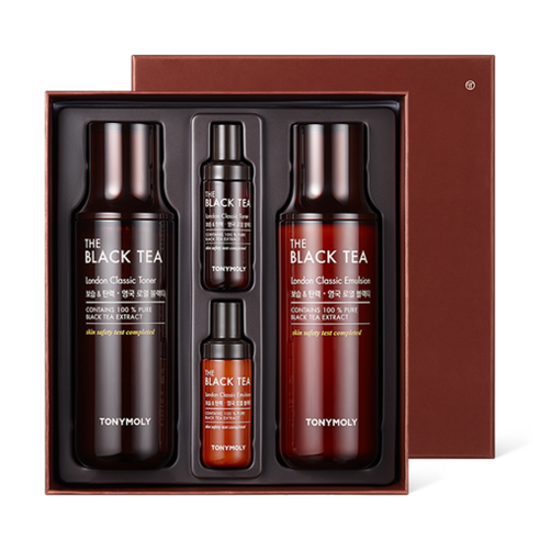 토니모리 더블랙티 스킨케어 2종 세트 토너 150ml + 20ml + 에멀전 150ml + 20ml, 1세트