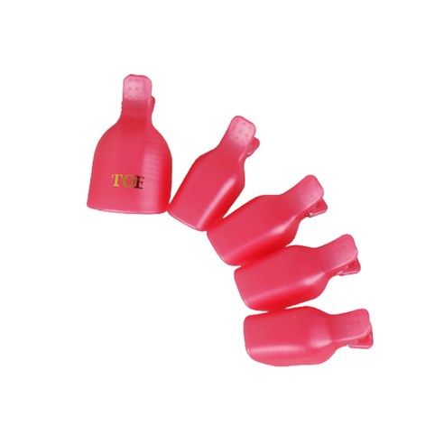 달모아 네일 쏙오프 클립 토우 발가락용, 5개, 핑크