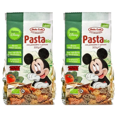 달라코스타 미키마우스 토마토 시금치 파스타, 300g, 2개