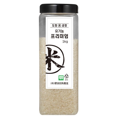 도정공장 유기농 프리미엄 백미, 1kg, 1개