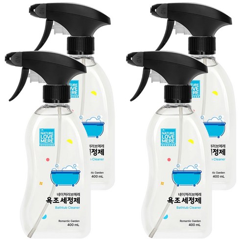 네이쳐러브메레 욕조 세정제, 400ml, 4개