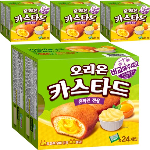 오리온 카스타드, 288g, 8개