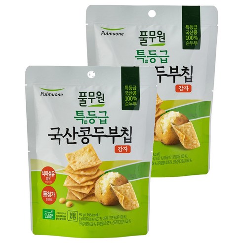 풀무원 특등급 콩 두부칩 감자