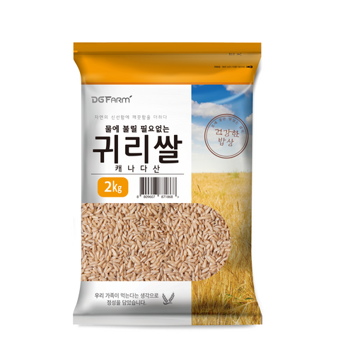 대구농산 불릴필요없는 귀리쌀, 2kg, 1개