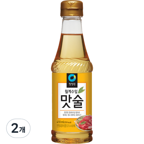 대상 청정원 월계수잎 맛술, 410ml, 2개