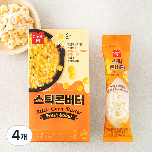 쉐프엠 스틱 콘버터 6개입, 360g, 4개