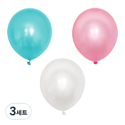 파티 이벤트 펄 풍선 20p 세트, 베이비톤, 3세트