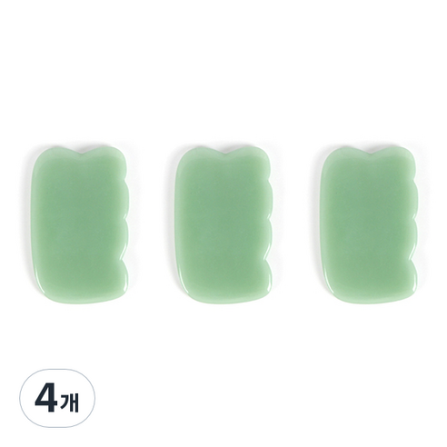 블럭마트 인도비취 괄사 3p, TYPE4, 4개