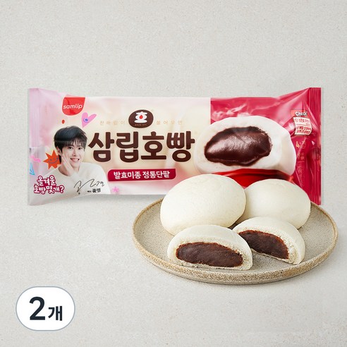 삼립 발효미종 정통단팥 호빵, 95g, 4개입, 2개