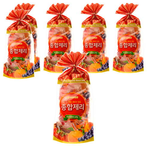 일광제과 종합 제리, 500g, 6개