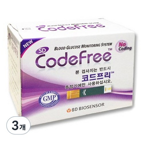 에스디바이오센서 코드프리 혈당 측정 검사지, 50개입, 3개