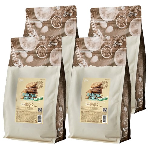 브레드가든 베이킹 소다, 1kg, 4개