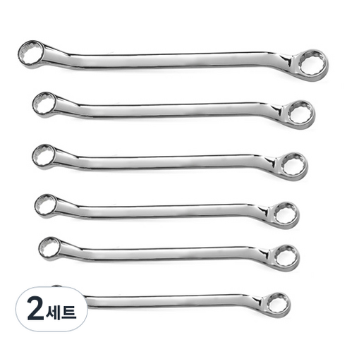 OON 옵셋렌치 6종 세트, 2세트