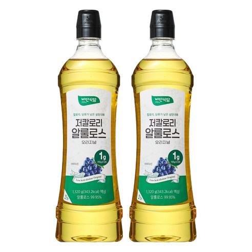 비단식당 저칼로리 알룰로스, 1.32kg, 2개