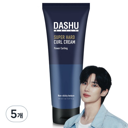 다슈 데일리 슈퍼 하드 컬크림, 150ml, 5개