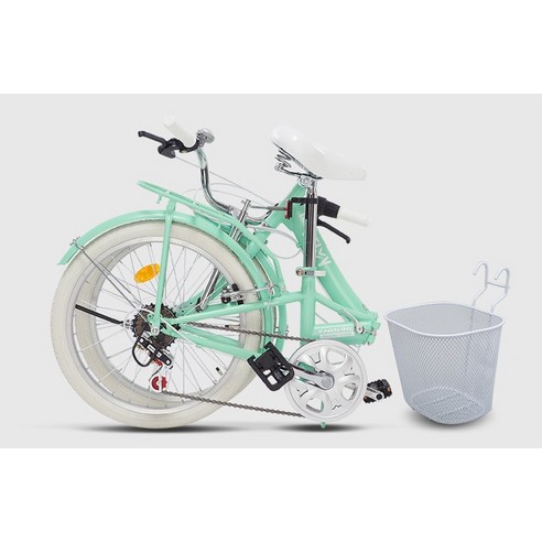 스타일과 실용성을 갖춘 여성용 접이식 자전거