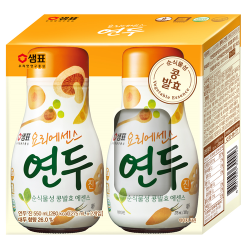 샘표 요리에센스 연두 진, 550ml, 1개
