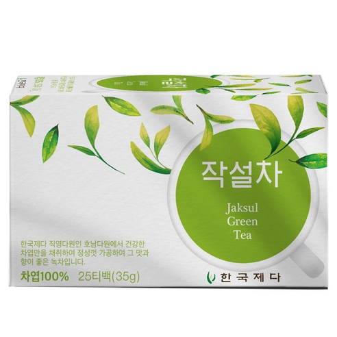 한국제다 작설차 25 티백, 1.4g, 1개, 25개입