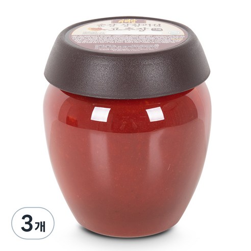 더해담 순창 상황버섯 고추장, 1kg, 3개