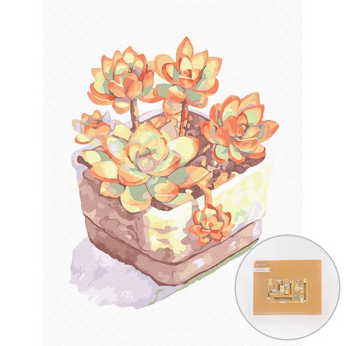 아트조이 DIY 명화그리기 30 x 40 cm, 리틀장미, 1개