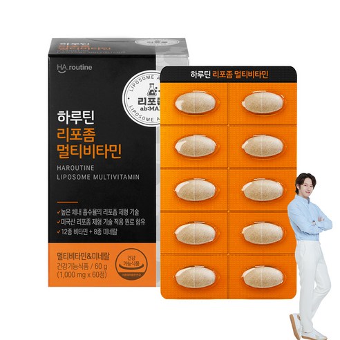 하루틴 리포좀 공법 멀티비타민 60g, 1개, 60정