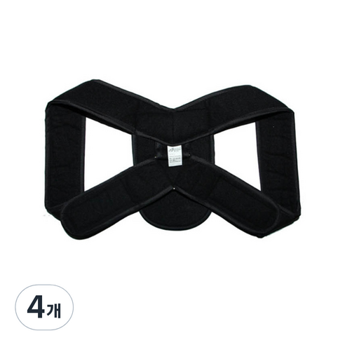 제로투히어로 어깨 밴드 블랙 S, 4개