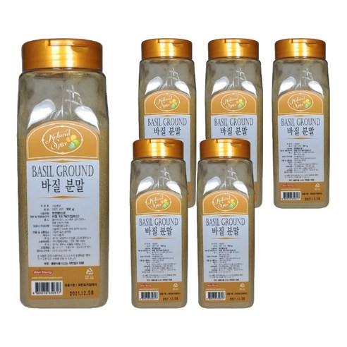 내츄럴스파이스 바질분말, 300g, 6개