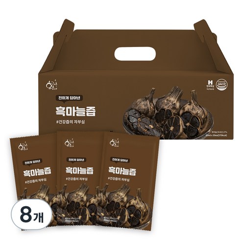 황금이네 흑마늘즙 30p, 2.4L, 8개