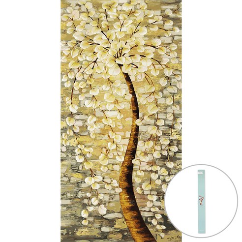아트조이 DIY 명화 그리기 조립형 세트 60 x 120 cm, 황금꽃나무